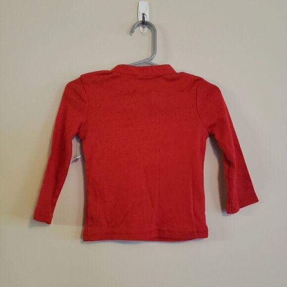 HEATHTEX RED RUFFLE LONG SLEEVE SIZE 18 MONTHS - Picture 5 of 5